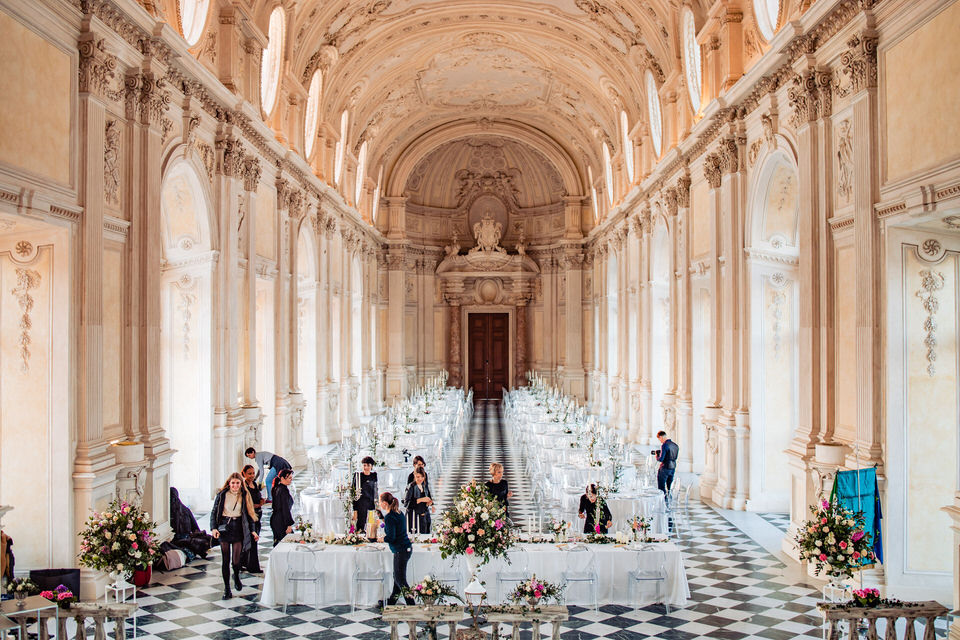 Un magico giardino di primavera per il Gran Galà di Carnevale alla Reggia di Venaria
