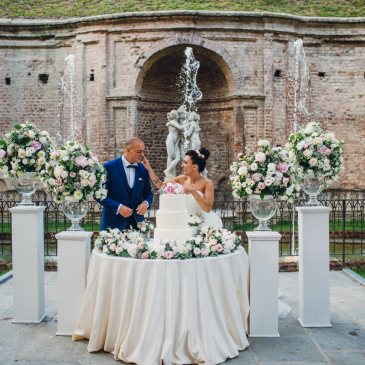 Un matrimonio modern chic a Villa Bria