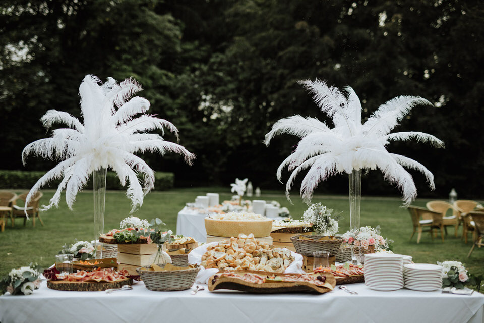 Un matrimonio a tema Grande Gatsby al Castello di Collegno