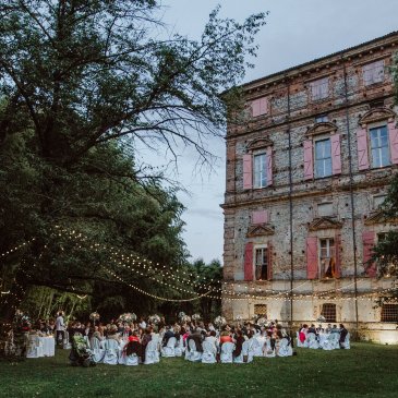 Un matrimonio a tema Grande Gatsby al Castello di Collegno