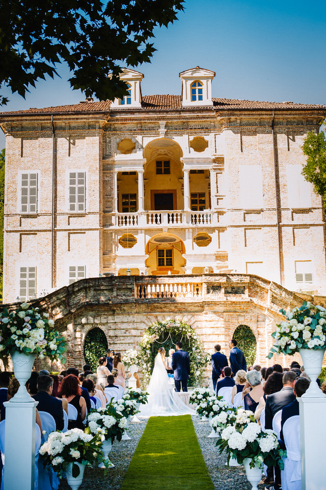 Un matrimonio luxury a Villa Bria