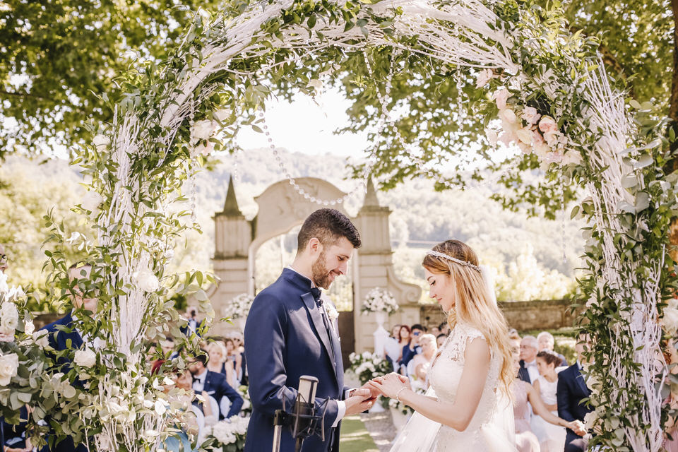 Un matrimonio luxury a Villa Bria