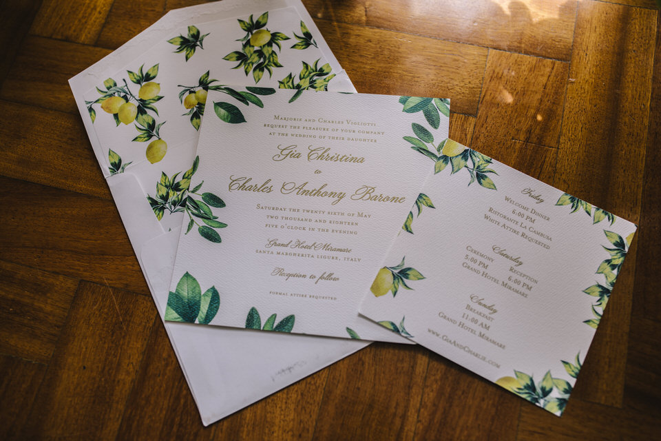 Un matrimonio a Portofino tra i limoni e gli ulivi