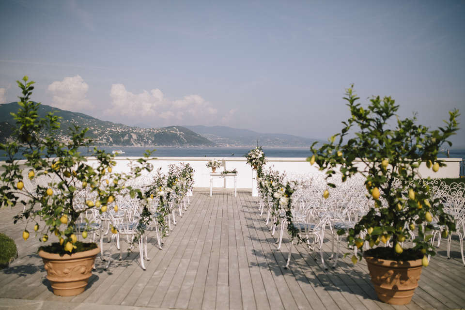 Un matrimonio a Portofino tra i limoni e gli ulivi