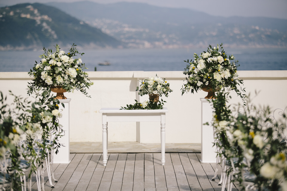 Un matrimonio a Portofino tra i limoni e gli ulivi