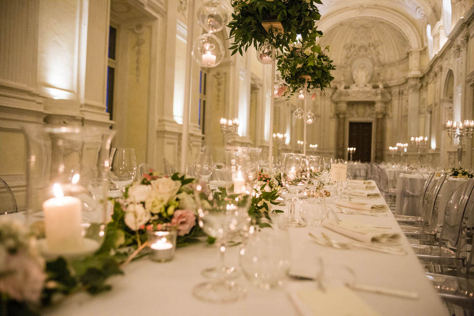 Un matrimonio a tema alla Reggia di Venaria