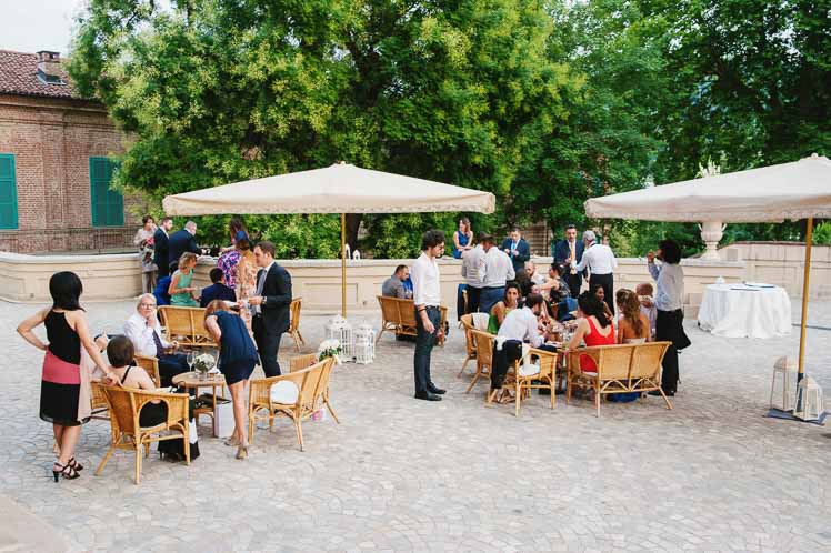 Un matrimonio oro e bianco a Villa Bria