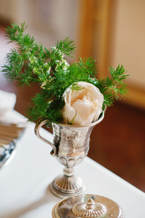 Un matrimonio oro e bianco a Villa Bria