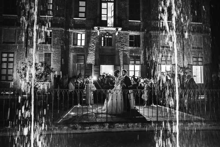 Un matrimonio oro e bianco a Villa Bria