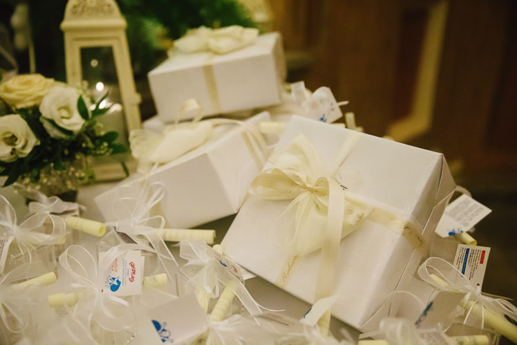 Un matrimonio oro e bianco a Villa Bria