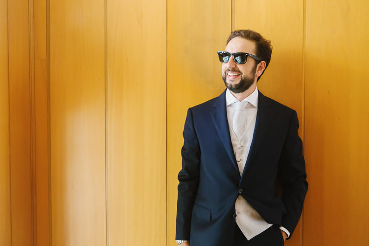 Un matrimonio oro e bianco a Villa Bria