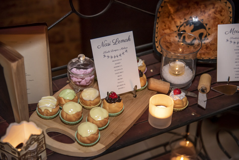 Un matrimonio invernale a tema enogastronomico