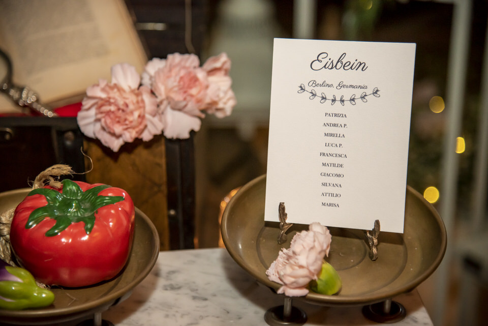 Un matrimonio invernale a tema enogastronomico