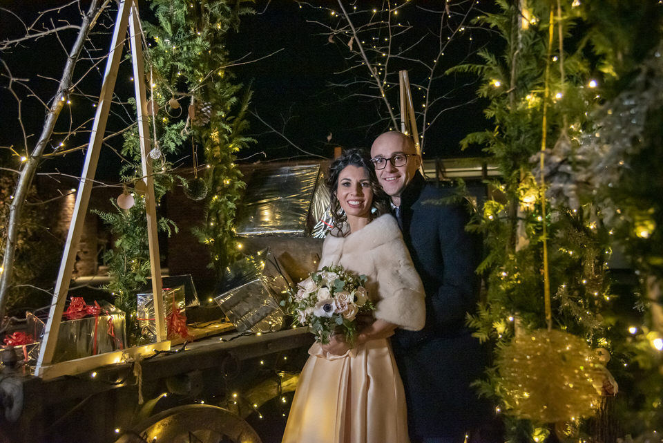 Un matrimonio invernale a tema enogastronomico